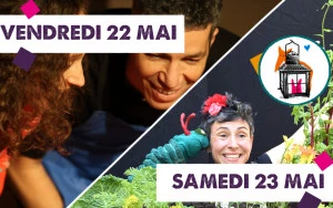 Affiche Marché au village - Quinzaine des produits Bio et Régionaux