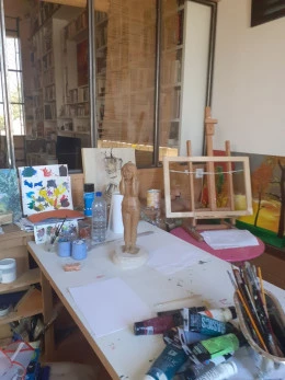 atelier de la falaise - <p>plein pied très clair</p>