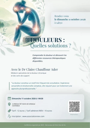 Affiche Douleurs : quelles solutions naturelles
