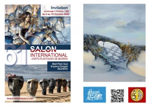Affiche Salon International des Arts Plastiques de Béziers (34500)