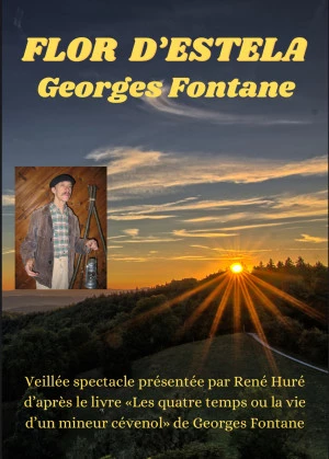 Affiche « FLOR D'ESTELA » Georges Fontane / Velhada espectacle 