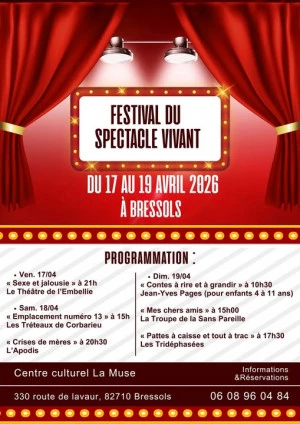 Affiche Festival du Spectacle Vivant de Bressols 