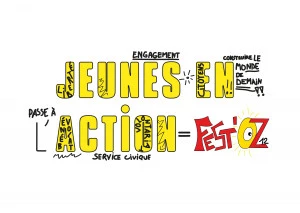 Affiche Fest'Oz 12 Villefranche-de-Rouergue 
