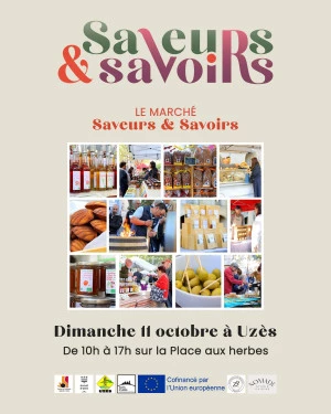 Affiche Marché de Producteurs Saveurs & Savoirs