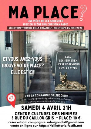 Affiche "Ma Place ?" Printemps du Rire 
