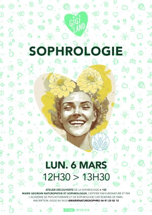 Affiche Atelier Sophrologie chez Gigiland