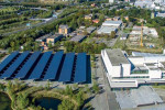 Ombrière photovoltaïque sur le parking de l'INPT à Labège (31)