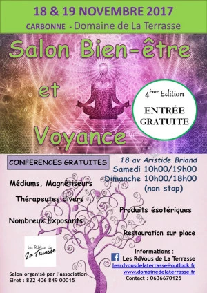 Affiche Salon Bien-être et Voyance