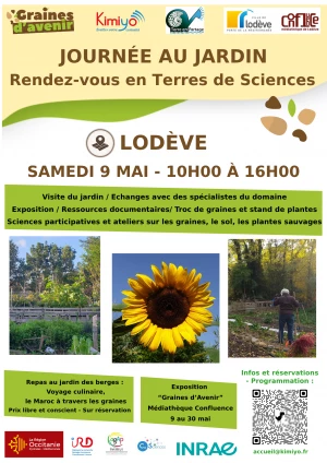Affiche Rendez-vous en Terres de Sciences - Le jardin partagé de Lodève ouvre ses portes !