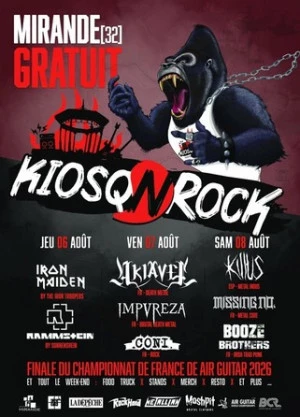 Affiche Festival Kiosq'NRock 2026