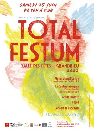 Affiche Total Festum Grandrieu 2022