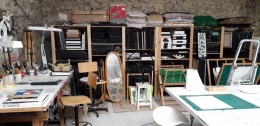 L'atelier presque rangé - photo M-Ed SÉGUIN

