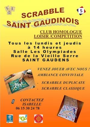 Affiche Scrabble saint-gaudinois saison 2023-2024
