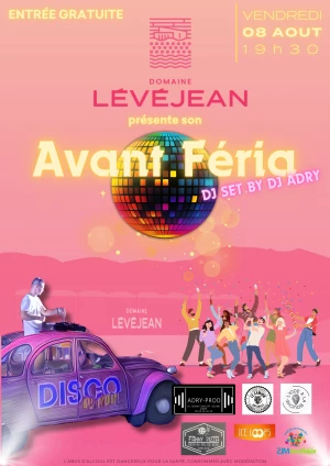 Affiche Avant-Féria by Lévéjean