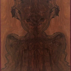 Autoportrait 2021 - Marqueterie de bois - CGarcia 
