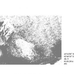 Aiga - Carnet de Sète, extrait - Technique mixte - Extrait du projet "Aiga - La cartographie sensible de l'eau" - 2014 - Philippe Pitet 