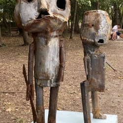 YOLOs - Métal soudé, °2023, +/- 150 cm - David Vanorbeek Sculpteur 