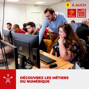 Affiche Info métiers du numérique