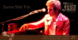 Affiche Terre de jazz, concert, Sunny side trio