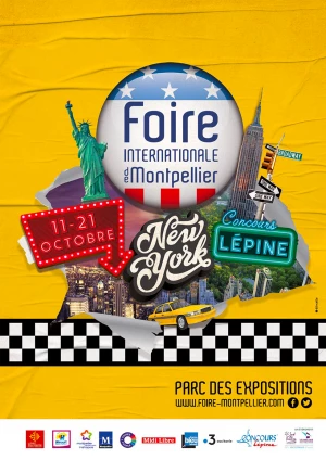 Affiche Foire Internationale de Montpellier 