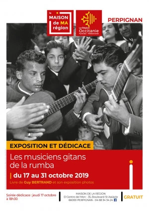 Affiche Exposition photographique du livre "Les musiciens gitans de la Rumba" 