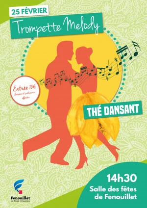 Affiche Thé dansant - Trompette Melody