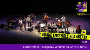 Affiche Saison Jazzèbre - GRAND ENSEMBLE KOA « BEAT »