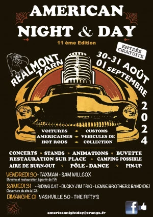 Affiche Festival American Night And Day 11 ème