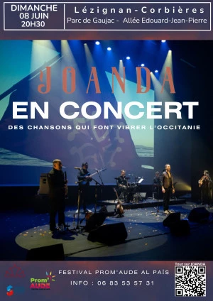 Affiche Joanda en concert
