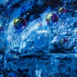 Sans titre - Huile sur toile 2025 50X150cm