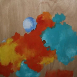 sans titre - Acrylique sur bois