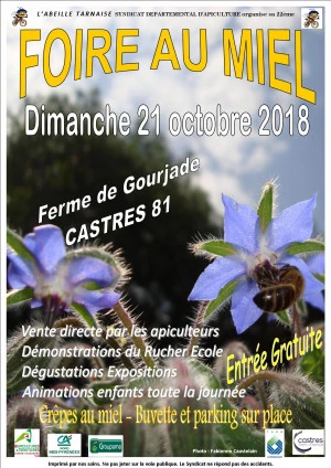 Affiche Foire au Miel des Pays Tarnais