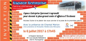 Affiche Pose de la première pierre : Espace Entreprise devient le plus grand centre d'affaires de l'Occitanie 