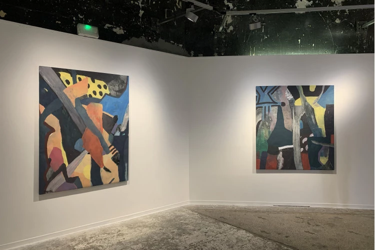 Calabrun - Fòra Man (G. Marty & J.C. Codèrc) - Acrylique sur toile - J-C Codèrc 