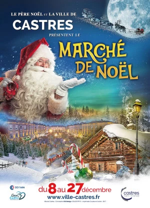 Affiche Marché de Noël 2017 - Castres 