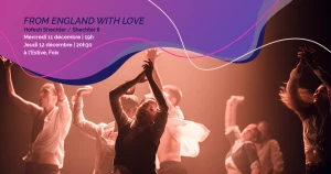 Affiche Spectacle de Danse "From England With Love"