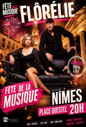 Affiche Concert "spécial Fête de la Musique" FlÔrélie