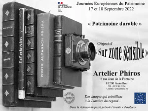 Affiche « Sur zone sensible » JEP 2022