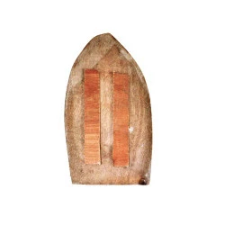 Bouclier - bois - 21 x 35 x 1,5 cm - 2021 - bouclier - Léa Ducos 