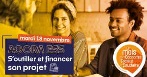 Affiche Agora ESS : S'outiller et financer son projet
