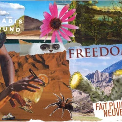 Freedom - Collage original sur papier, 30x42 cm. - Collages et créations visuelles : ©Can10 