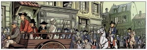 Affiche L'Histoire des villes en Bande-Dessinée