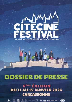 Affiche Festival CitéCiné, Festival International du Film Politique de Carcassonne / 6ème édition