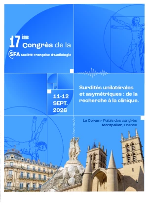 Affiche 17ème Congrès de la Société Française d'Audiologie