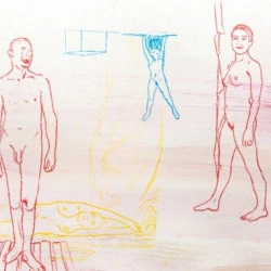 Un jour sans nuage - dessin sur papier 2020 - ©Enna Chaton 