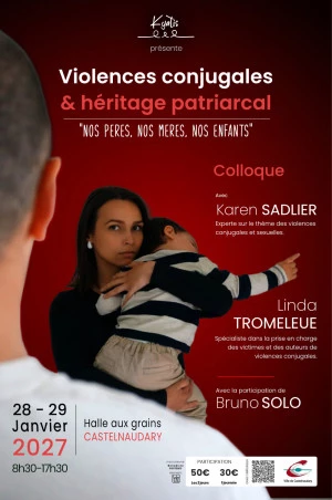Affiche Colloque "Violences conjugales et héritage patriarcal"