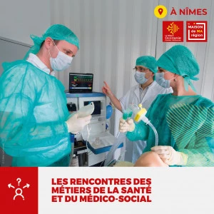 Affiche Rencontres de la santé et du médico-social