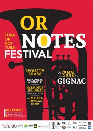 Affiche Or Notes Festival de Gignac