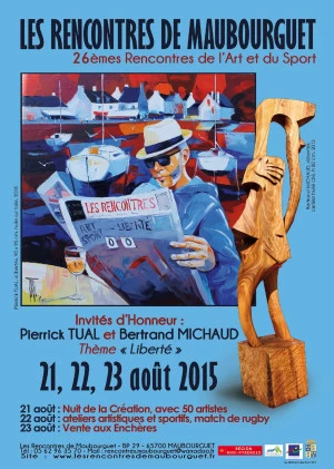 Affiche Les Rencontres de l'Art et du Sport à Maubourguet - 21, 22, 23 Août 2015