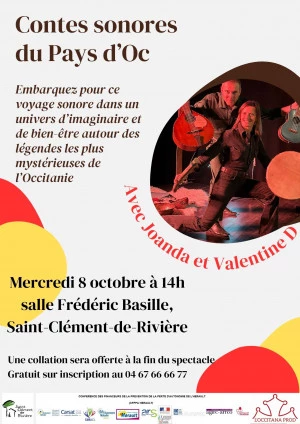 Affiche Contes et légendes d'Occitanie avec Joanda